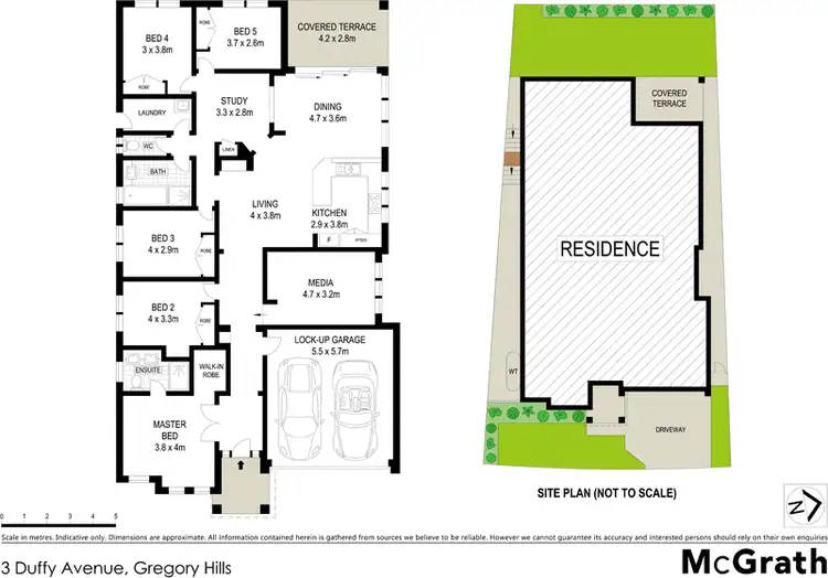 Floorplan of Homely house listing, 3 Duffy Avenue, Gregory Hills NSW 2557