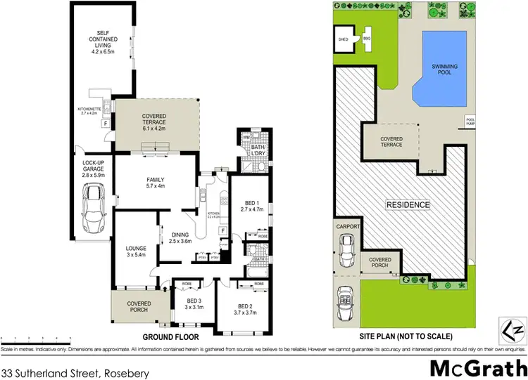 Floorplan of Homely house listing, 33 Sutherland Street, Rosebery NSW 2018