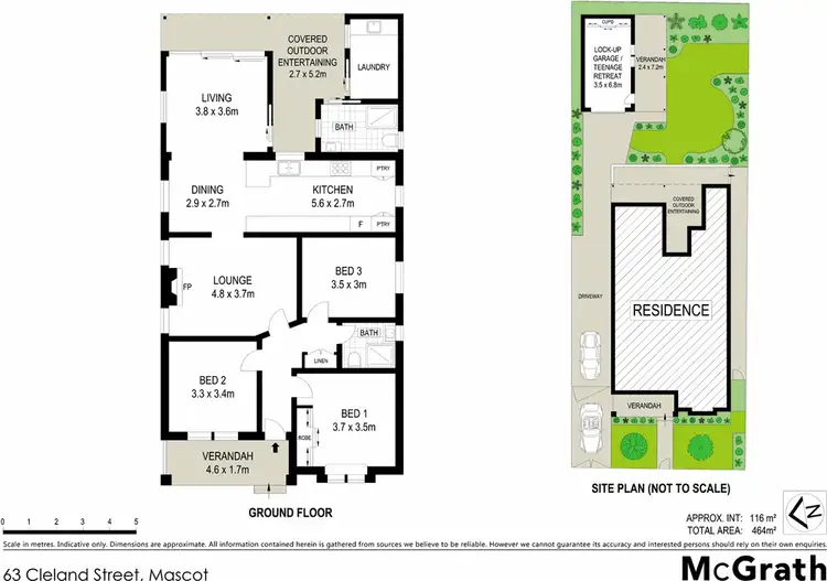 Floorplan of Homely house listing, 63 Cleland Street, Mascot NSW 2020