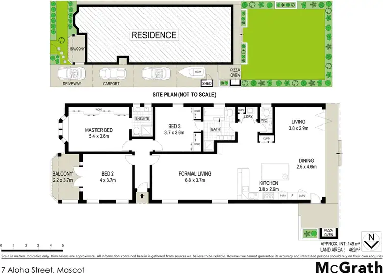 Floorplan of Homely house listing, 7 Aloha Street, Mascot NSW 2020
