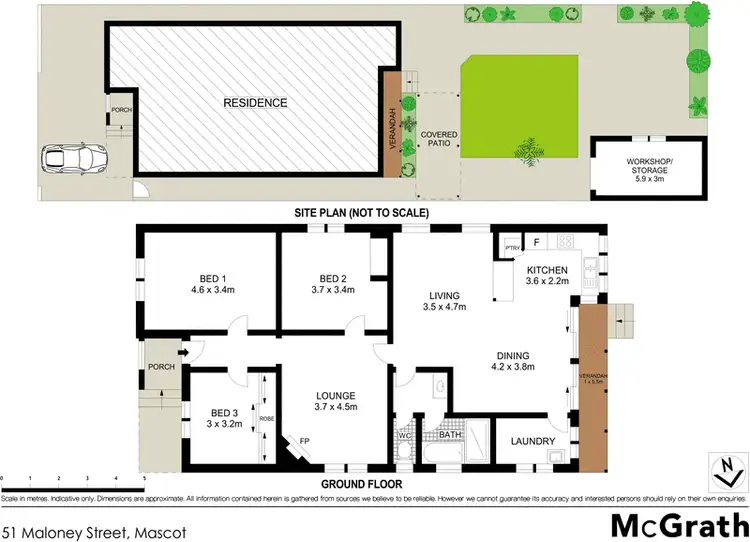 Floorplan of Homely house listing, 51 Maloney Street, Mascot NSW 2020