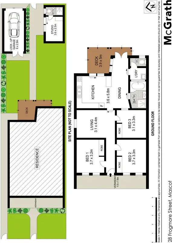 Floorplan of Homely house listing, 28 Frogmore Street, Mascot NSW 2020