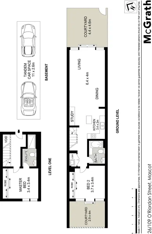 Floorplan of Homely apartment listing, 26/109 O'riordan Street, Mascot NSW 2020