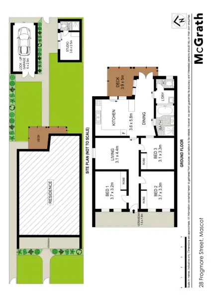 Floorplan of Homely house listing, 28 Frogmore Street, Mascot NSW 2020