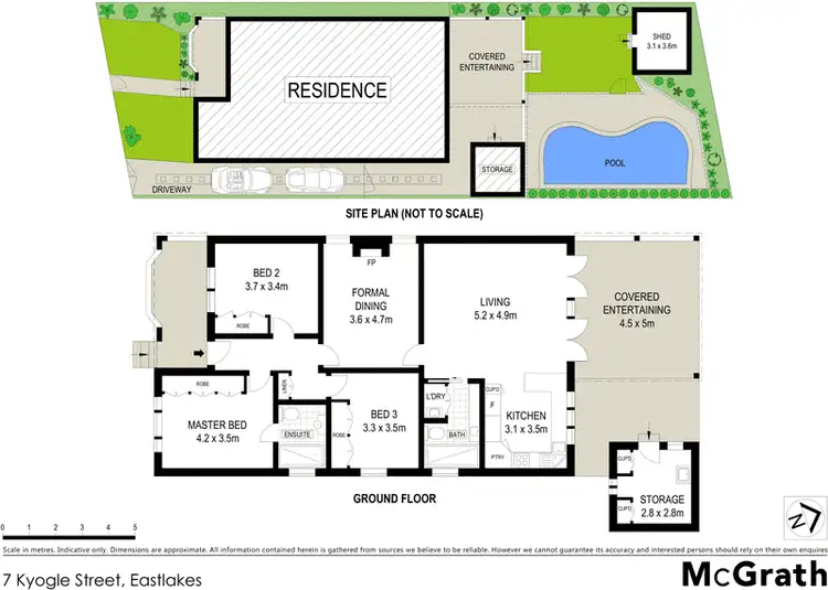 Floorplan of Homely house listing, 7 Kyogle Street, Eastlakes NSW 2018