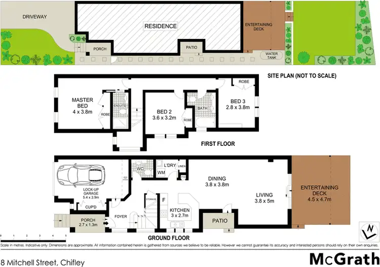 Floorplan of Homely house listing, 8 Mitchell Street, Chifley NSW 2036