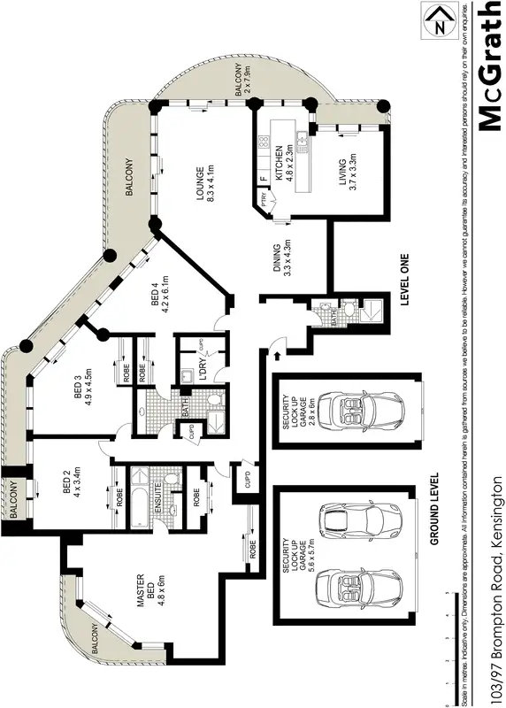 Floorplan of Homely apartment listing, 103/97 Brompton Road, Kensington NSW 2033