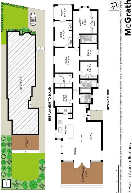 Floorplan of Homely house listing, 3 Asquith Avenue, Rosebery NSW 2018