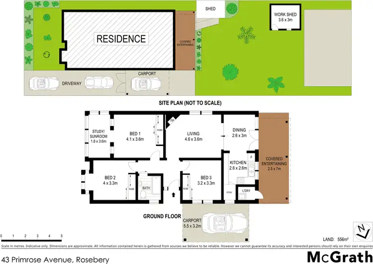 Floorplan of Homely house listing, 43 Primrose Avenue, Rosebery NSW 2018