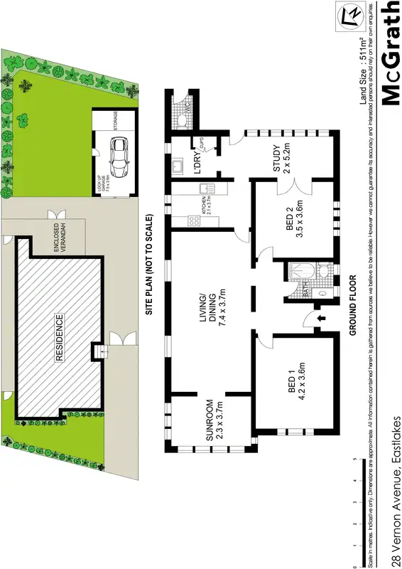 Floorplan of Homely house listing, 28 Vernon Avenue, Eastlakes NSW 2018