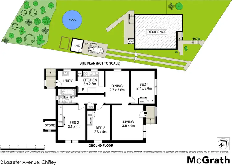 Floorplan of Homely house listing, 2 Lasseter Avenue, Chifley NSW 2036
