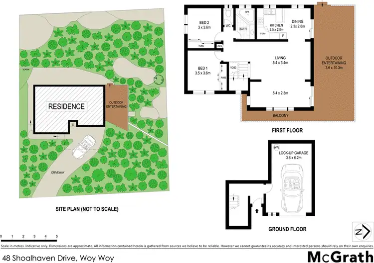 Floorplan of Homely house listing, 48 Shoalhaven Drive, Woy Woy NSW 2256