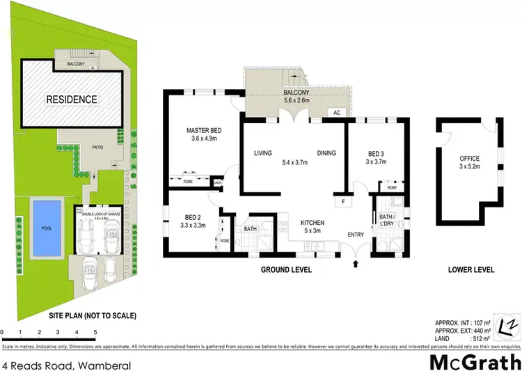 Floorplan of Homely house listing, 4 Reads Road, Wamberal NSW 2260