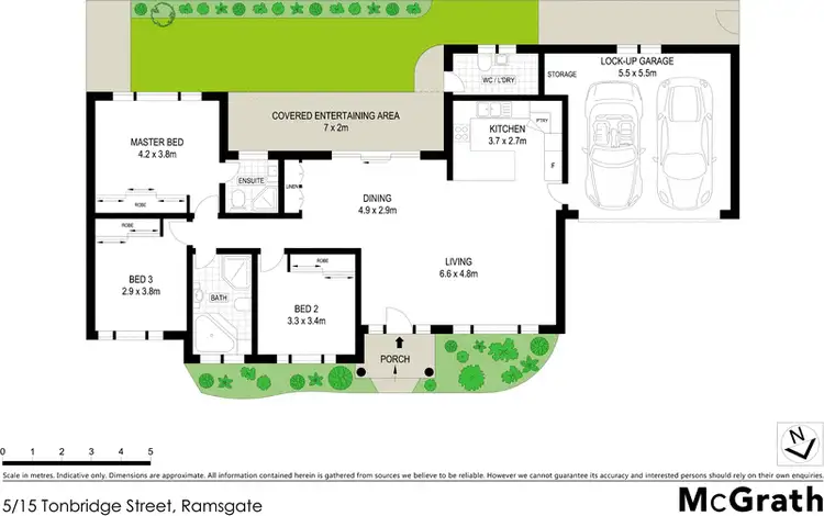 Floorplan of Homely villa listing, 5/15 Tonbridge Street, Ramsgate NSW 2217