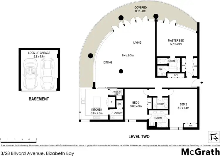 Floorplan of Homely apartment listing, 3/28 Billyard Avenue, Elizabeth Bay NSW 2011