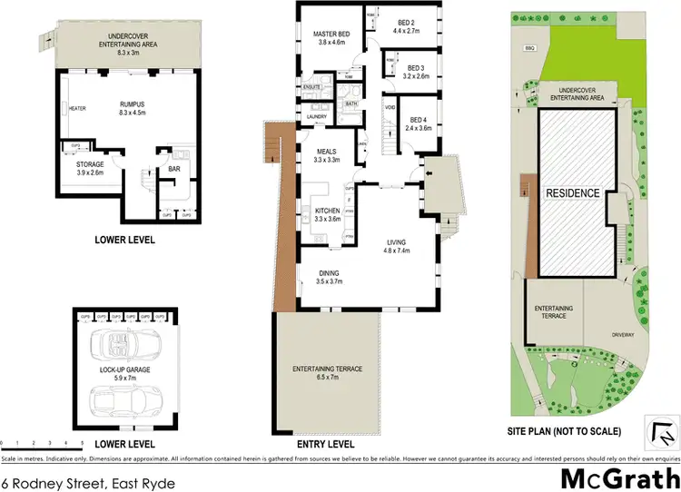 Floorplan of Homely house listing, 6 Rodney Street, East Ryde NSW 2113