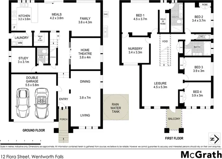 Floorplan of Homely house listing, 12 Flora Street, Wentworth Falls NSW 2782