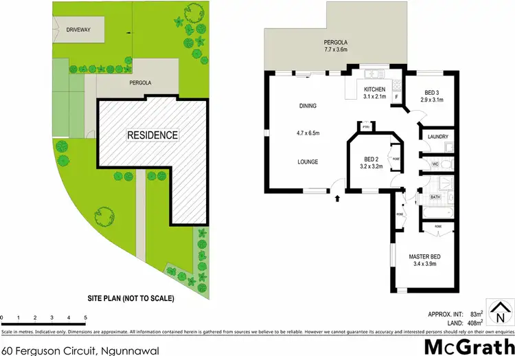 Floorplan of Homely house listing, 60 Ferguson Circuit, Ngunnawal ACT 2913