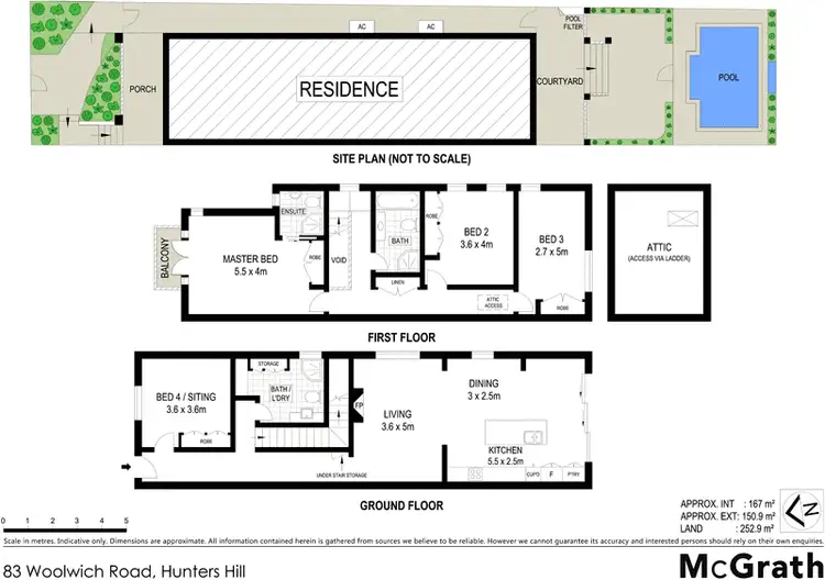Floorplan of Homely house listing, 83 Woolwich Road, Hunters Hill NSW 2110