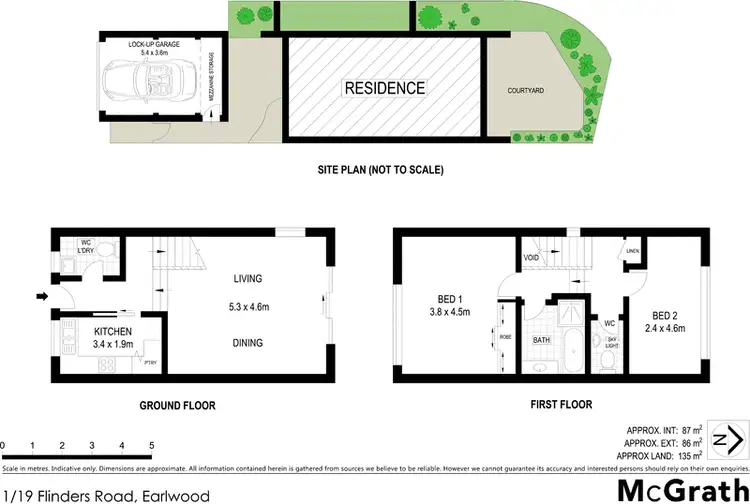 Floorplan of Homely townhouse listing, 1/19 Flinders Road, Earlwood NSW 2206
