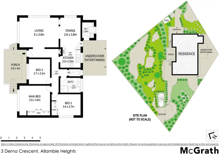 Floorplan of Homely house listing, 3 Derna Crescent, Allambie Heights NSW 2100