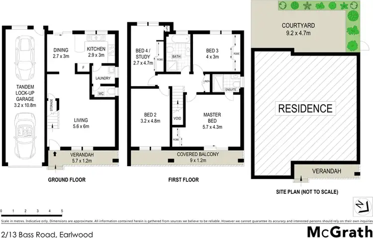 Floorplan of Homely house listing, 2/13 Bass Road, Earlwood NSW 2206