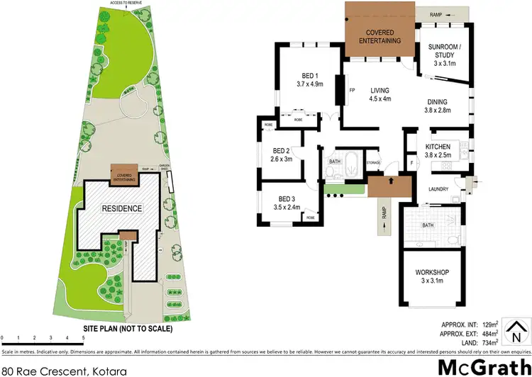 Floorplan of Homely house listing, 80 Rae Crescent, Kotara NSW 2289