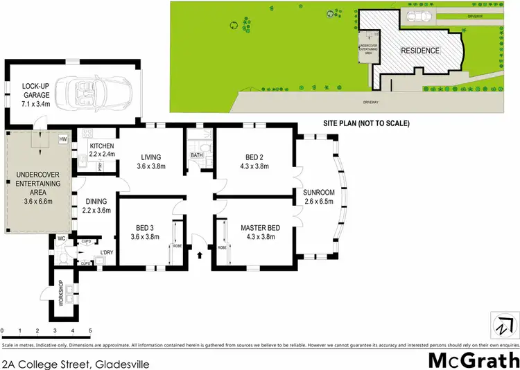Floorplan of Homely house listing, 2A College Street, Gladesville NSW 2111