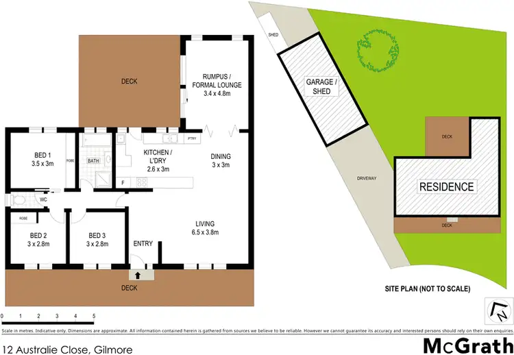Floorplan of Homely house listing, 12 Australie Close, Gilmore ACT 2905