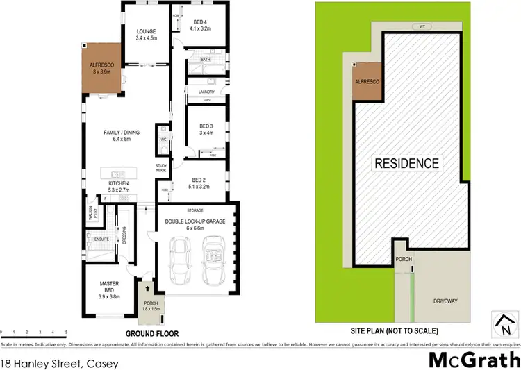Floorplan of Homely house listing, 18 Hanley Street, Casey ACT 2913