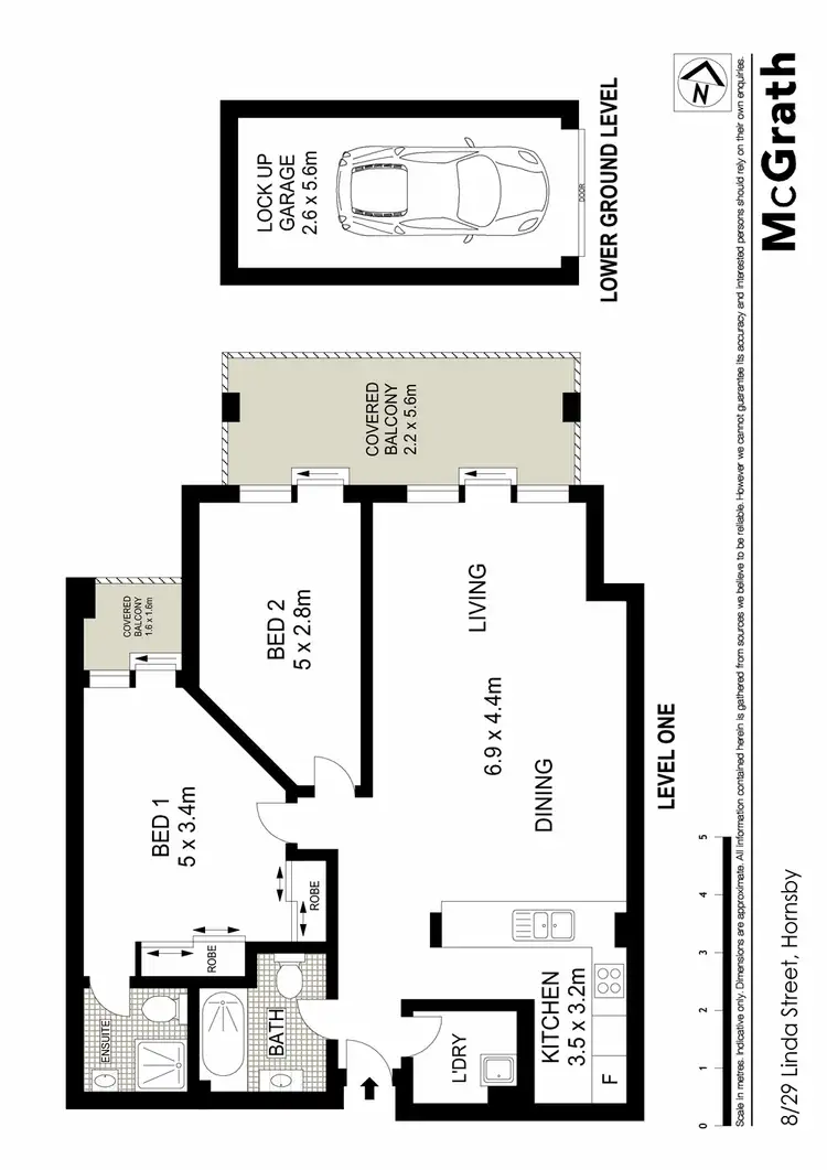 Floorplan of Homely apartment listing, 8/29 Linda Street, Hornsby NSW 2077