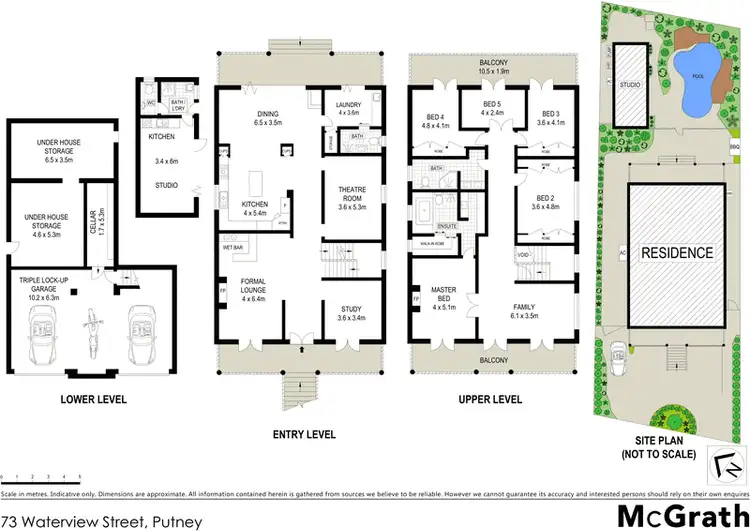 Floorplan of Homely house listing, 73 Waterview Street, Putney NSW 2112