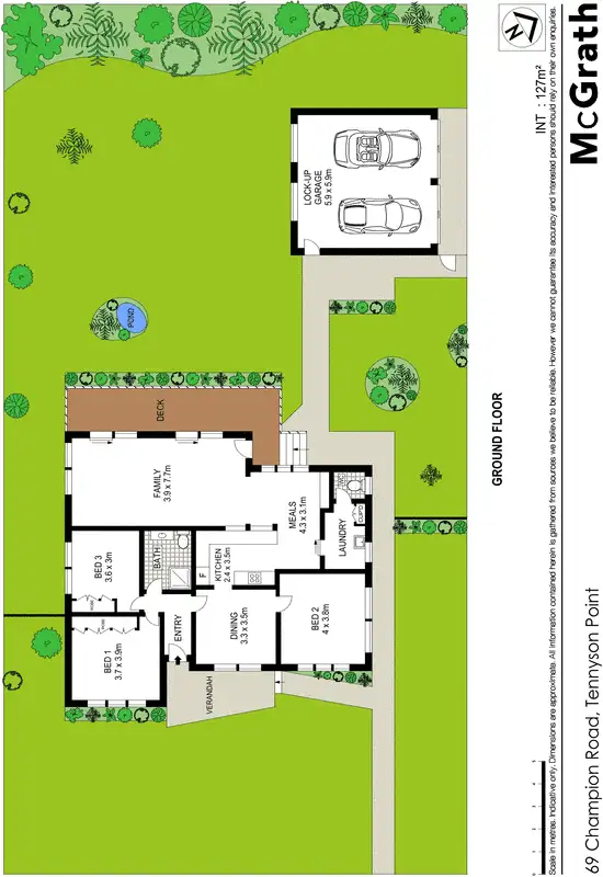 Floorplan of Homely house listing, 69 Champion Road, Tennyson Point NSW 2111