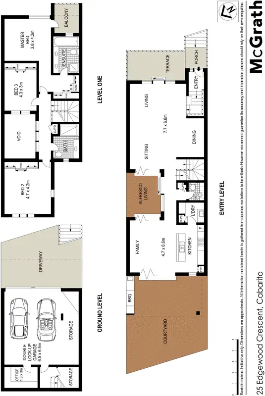 Floorplan of Homely house listing, 25 Edgewood Crescent, Cabarita NSW 2137