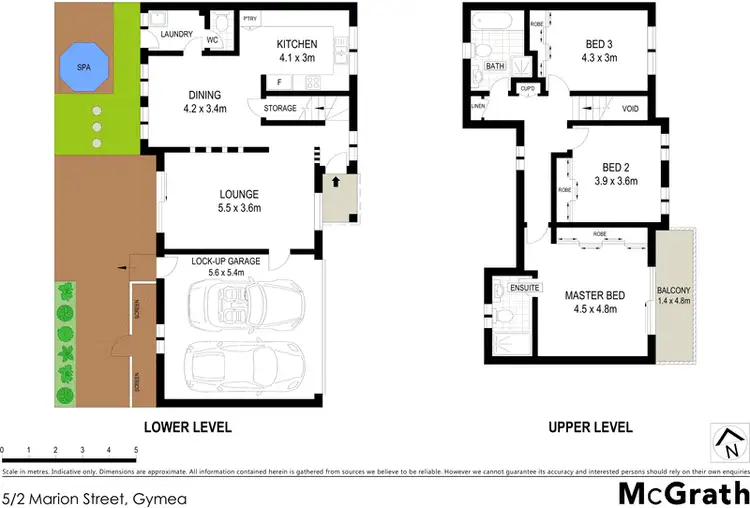 Floorplan of Homely townhouse listing, 5/2 Marion Street, Gymea NSW 2227