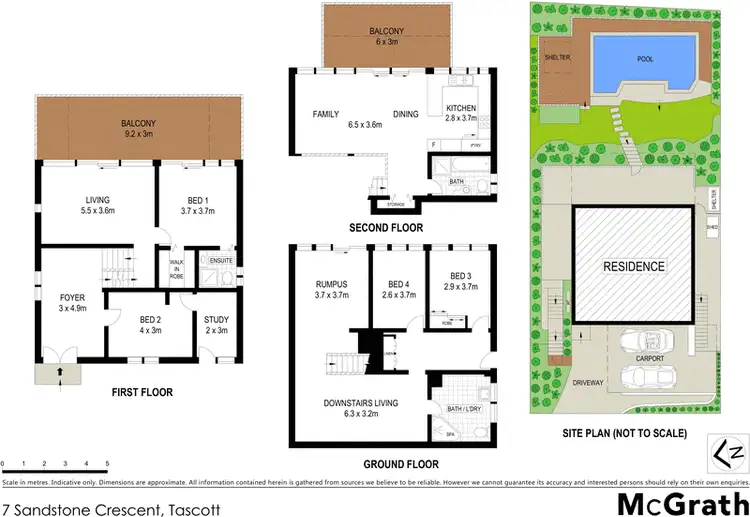 Floorplan of Homely house listing, 7 Sandstone Crescent, Tascott NSW 2250