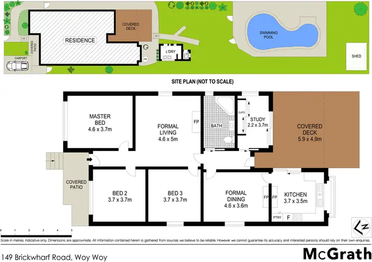 Floorplan of Homely house listing, 149 Brick Wharf Road, Woy Woy NSW 2256