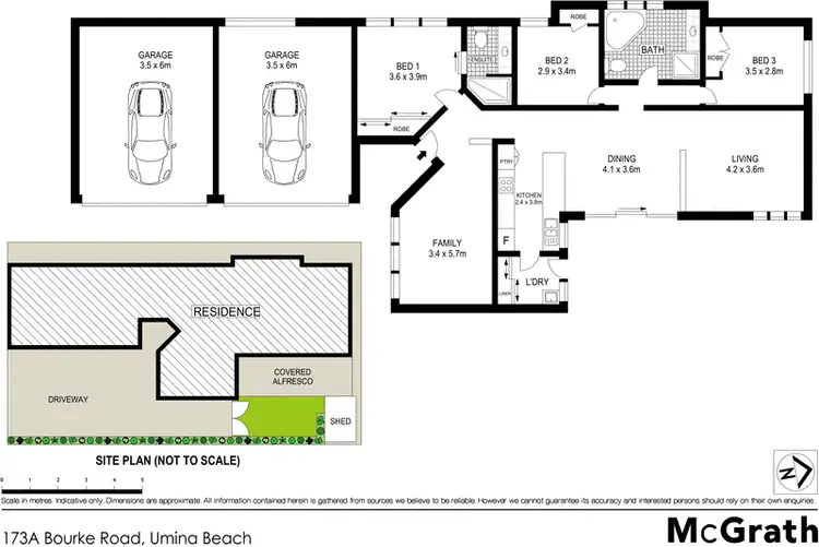 Floorplan of Homely house listing, 173A Bourke Road, Umina Beach NSW 2257