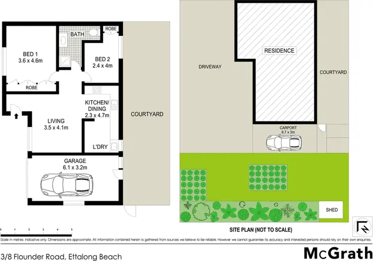 Floorplan of Homely villa listing, 3/8 Flounder Road, Ettalong Beach NSW 2257