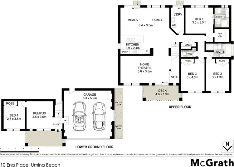 Floorplan of Homely house listing, 10 Ena Place, Umina Beach NSW 2257