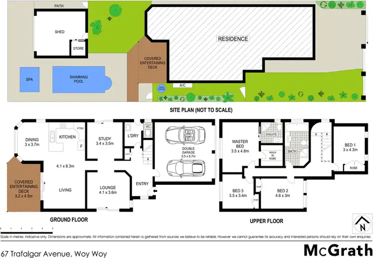 Floorplan of Homely house listing, 67 Trafalgar Avenue, Woy Woy NSW 2256