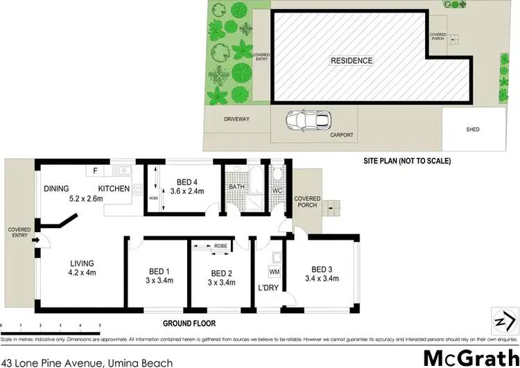 Floorplan of Homely house listing, 43 Lone Pine Avenue, Umina Beach NSW 2257