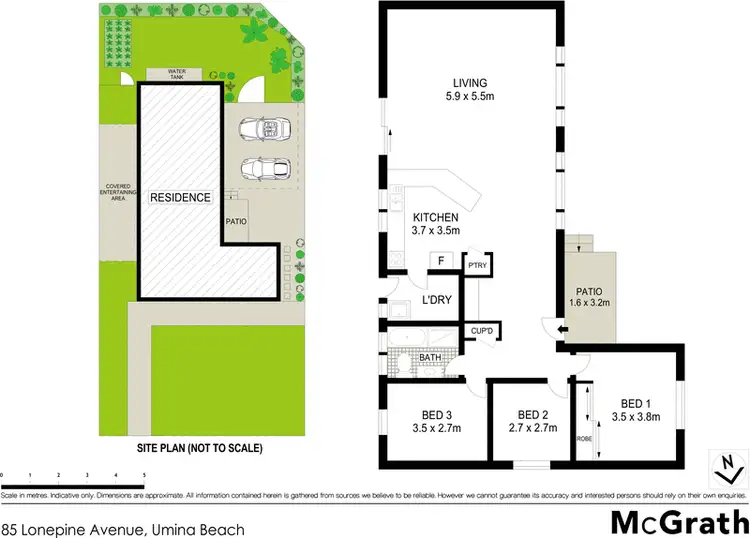 Floorplan of Homely house listing, 85 Lonepine Avenue, Umina Beach NSW 2257