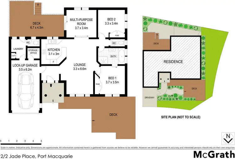 Floorplan of Homely villa listing, 2/2 Jade Place, Port Macquarie NSW 2444