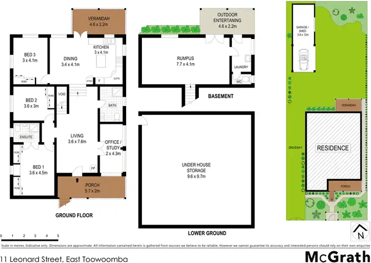 Floorplan of Homely house listing, 11 Leonard Street, East Toowoomba QLD 4350