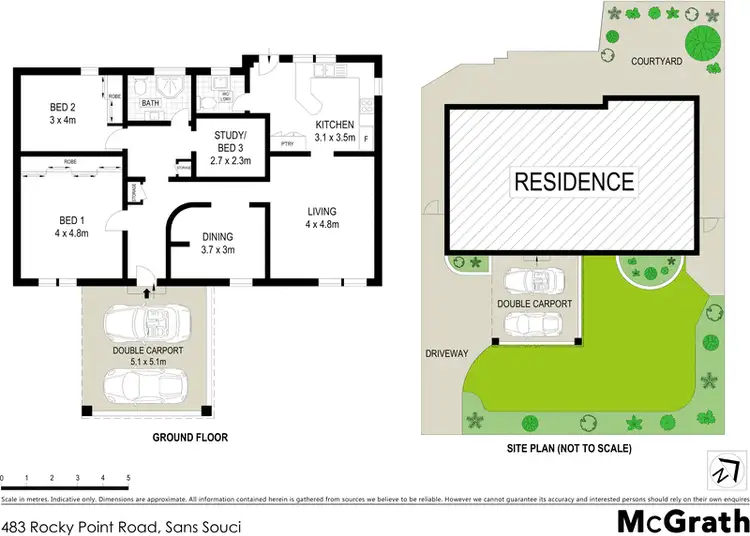 Floorplan of Homely house listing, 483 Rocky Point Road, Sans Souci NSW 2219