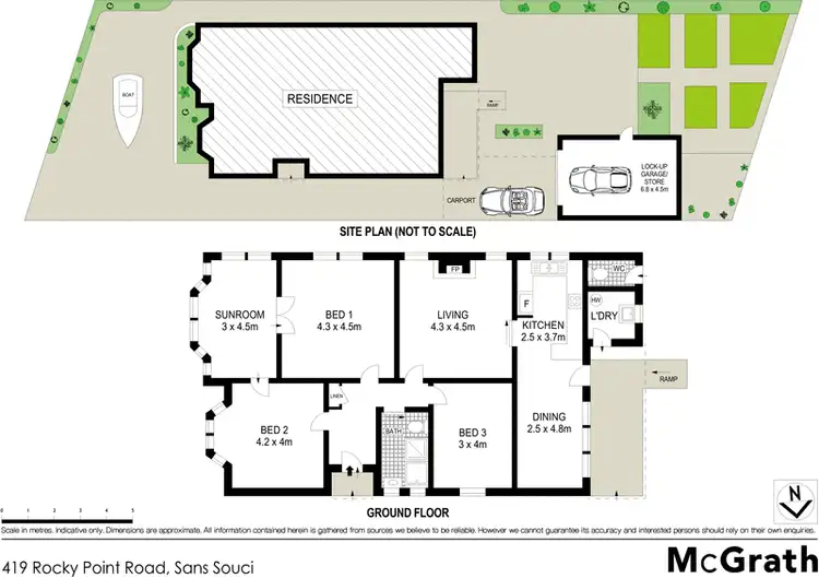 Floorplan of Homely house listing, 419 Rocky Point Road, Sans Souci NSW 2219