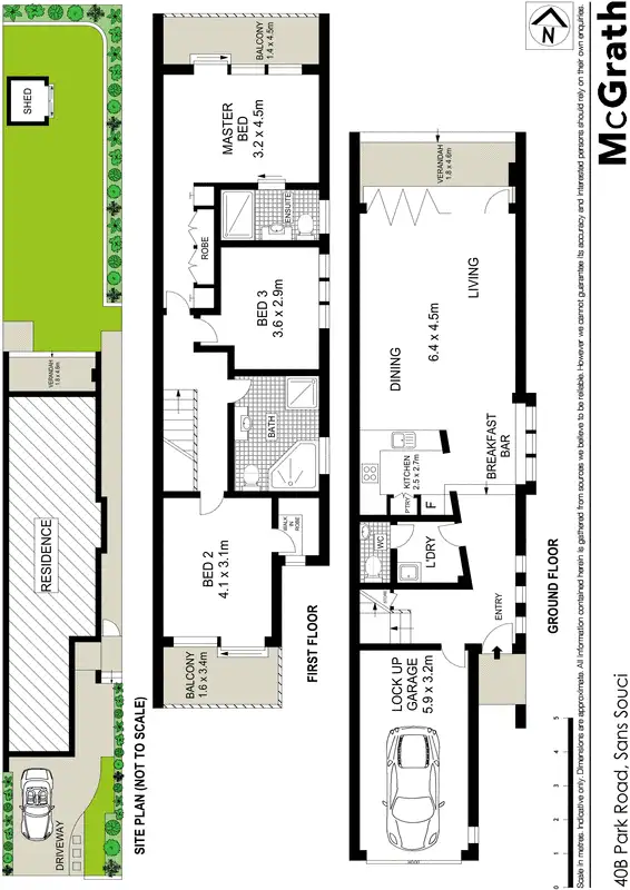 Floorplan of Homely house listing, 40B Park Road, Sans Souci NSW 2219