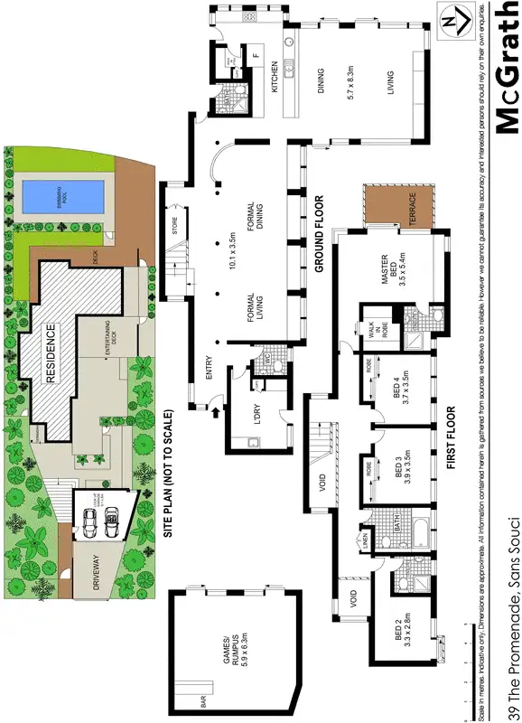 Floorplan of Homely house listing, 39 The Promenade, Sans Souci NSW 2219