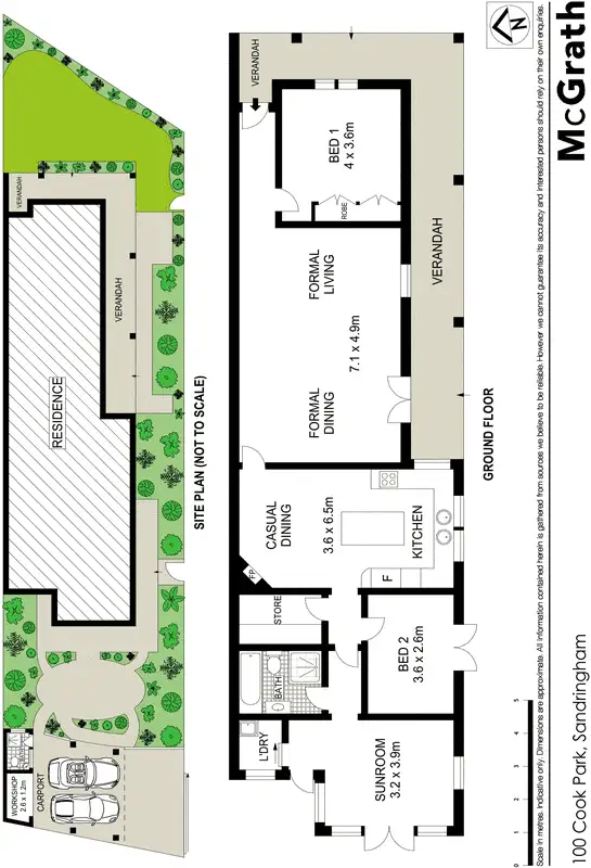 Floorplan of Homely house listing, 100 Cook Park, Sandringham NSW 2219